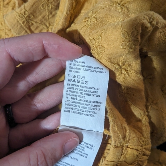 AE Corset Style Crop Top Sz L - Picture 8 of 8